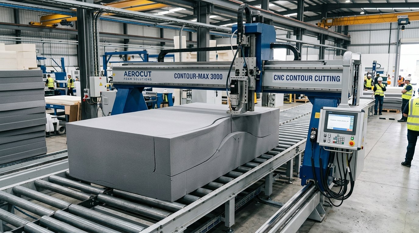 Cortadora de control numérico CNC de espuma